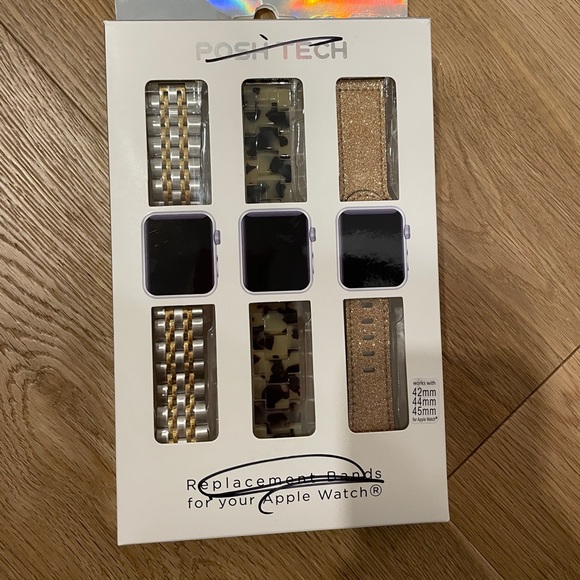 Posh tech set of three Apple Watch 42-45 watch bands new - Picture 2 of 5